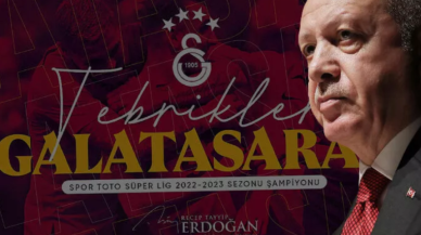 Cumhurbaşkanı Erdoğan'dan Galatasaray'a şampiyonluk tebriği