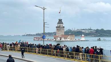 Ziyarete açılan Kız Kulesi'ne yoğun ilgi