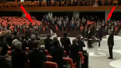 Meclis'te büyük saygısızlık! CHP ve YSP sıraları yine şaşırtmadı