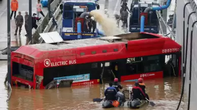 Güney Kore'de yaşanan felakette 40 kişi hayatını kaybetti