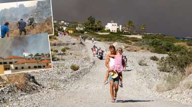 Rodos'ta yangın: Yeni yerleşim birimleri için tahliye emri verildi