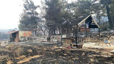 Çanakkale'de yangından etkilenen vatandaşlara destek