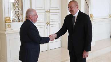 Bakan Güler Azerbaycan Cumhurbaşkanı Aliyev ile görüştü