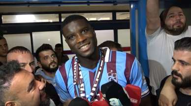 Trabzonspor'un yeni transferi Paul Onuachu şehre geldi