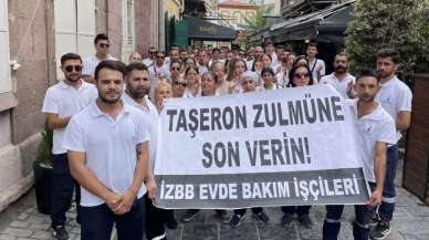 İzmir Büyükşehir Belediye binası önünde ''kadro'' eylemi: Hep kandırıldık