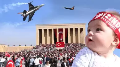 Anıtkabir’de nefes kesen an! Binlerce kişi unutulmaz anlara tanık oldu