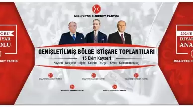 MHP Genişletilmiş Bölge İstişare Toplantısı Kayseri’de yapılacak