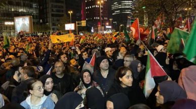 Yurt genelinde İsrail'in hastane saldırısı protesto edildi