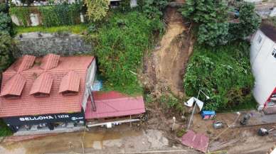 Trabzon'da 19 mahallede su baskını ve heyelan: 16 kişi tahliye edildi