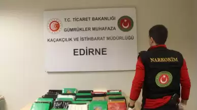 Türkiye'ye getireceklerdi! Kapıkule Sınır Kapısı'nda onlarca kilo kokain ele geçirildi