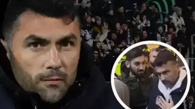 Beşiktaşlılar hezimet sonrası otelin önüne gitti! Burak Yılmaz tek cümlesiyle kalabalığı dağıttı