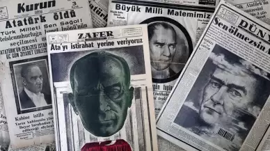 10 Kasım matemi gazetelerin tarihi manşetlerinde: Memleketi hıçkırıklara boğan kara haber