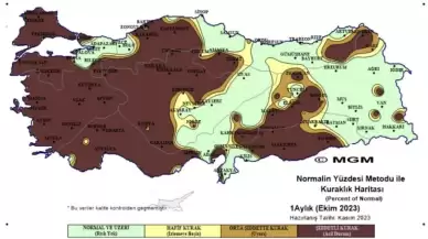 Kuraklık haritası yayınlandı: Türkiye tehlike altında