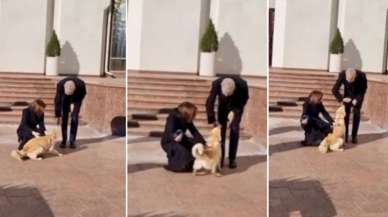 Moldova Cumhurbaşkanı'nın köpeği Avusturya Cumhurbaşkanı'nın elini ısırdı