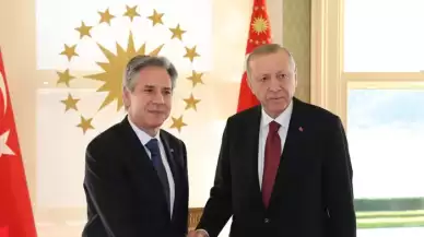 Cumhurbaşkanı Erdoğan, Blinken'ı kabul etti