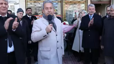 MHP Kağızman Belediye Başkan Adayı Emrullah Koman coşkuyla karşılandı