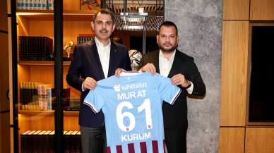 Murat Kurum, Trabzonspor Başkanı Ertuğrul Doğan'ı ziyaret etti