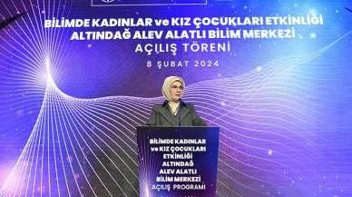 Emine Erdoğan, Altındağ'da Yazar Alev Alatlı'nın adı verilen bilim merkezinin açılışını yaptı