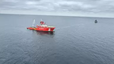 Marmara Denizi'ndeki kayıp 4 denizci için arama çalışmaları devam ediyor