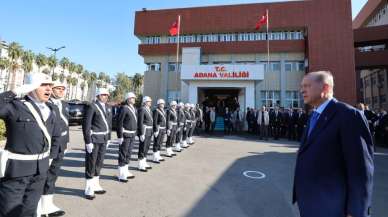 Cumhurbaşkanı Erdoğan Adana Valiliğini ziyaret etti