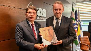 Adalet Bakanı Tunç, SDA Genel Başkanı İzzetbegoviç ile bir araya geldi