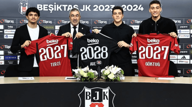 Beşiktaş'ta 3 futbolcu daha imzayı attı