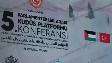 Dünyanın dört bir yanından Filistin için İstanbul'a geldiler