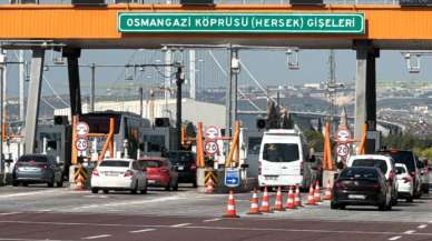 Osman Gazi Köprüsü’nde bayram tatili yoğunluğu