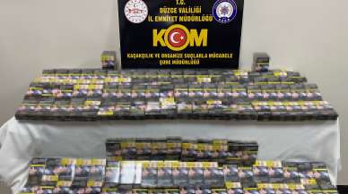 340 paket kaçak sigaraya el konuldu