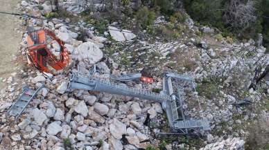 Antalya'da teleferik kazasında devrilen direğin cıvataları sıkılmamış!