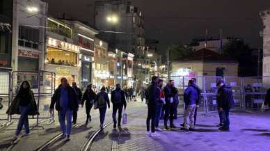 Taksim ve İstiklal Caddesi'ndeki kısıtlamalar kaldırıldı