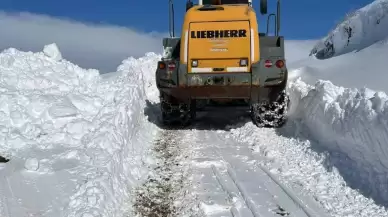 Kar kalınlığı 1 metreye ulaştı; ekipler çalışma başlattı