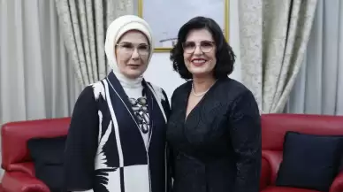 Emine Erdoğan, Arnavutluk Cumhurbaşkanı Bayram Begay'ın eşi Armanda Begay ile görüştü