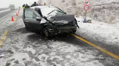 Ardahan'da kar ve sis kazayı beraberinde getirdi