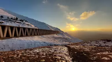 Zigana Dağı’nda eşsiz gün batımı manzaraları