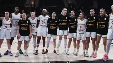 Galatasaray Kadınlar Basketbol Ligi’ndeki derbide Beşiktaş’ı geriden gelip devridi