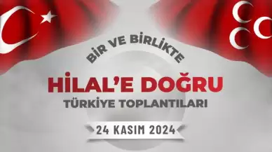 Dört farklı bölgede büyük buluşma! "Bir ve Birlikte Hilal’e Doğru" toplantıları devam ediyor