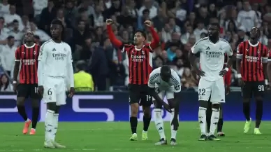 Real Madrid evinde Milan'a mağlup oldu