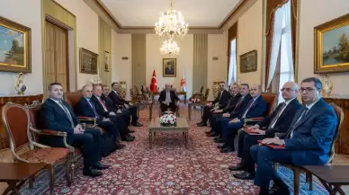 TBMM Başkanı Kurtulmuş, İsveç Süryani Cemaati heyetini kabul etti