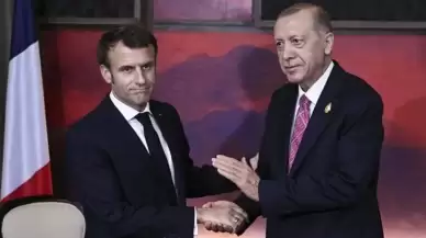 Cumhurbaşkanı Erdoğan, Macron ile görüştü