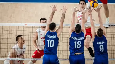 Milli Erkek Voleybol Takımı, Sırbistan karşısında mağlup oldu