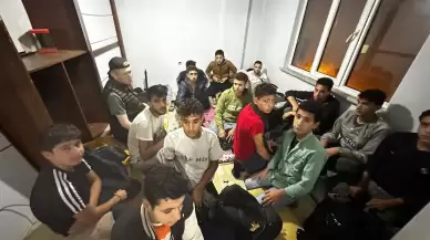 Tekirdağ'da yapılan operasyonda 34 düzensiz göçmen yakalandı