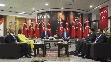 MHP'de bayramlaşma sürüyor