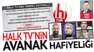 Halk TV’nin avanak hafiyeliği