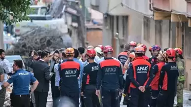 Bahçelievler'de 4 katlı bina kısmen çöktü! İstanbul Valiliği'nden açıklama geldi