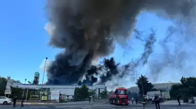 Tuzla'da fabrika yangını! Nükleer tehditler ekibi sevk edildi