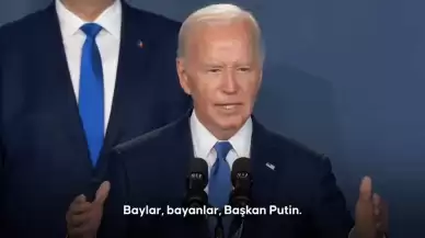 Biden, Zelenskiy'i yanlışlıkla "Putin" diyerek sahneye çağırdı