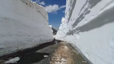 Yaz ortasında 7 metre karla savaş