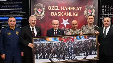 MHP Lideri Bahçeli’den Polis Özel Harekat Başkanlığına ziyaret