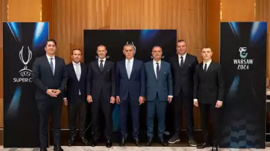 TFF Başkanı Hacıosmanoğlu, UEFA Başkanı Ceferin ile bir araya geldi